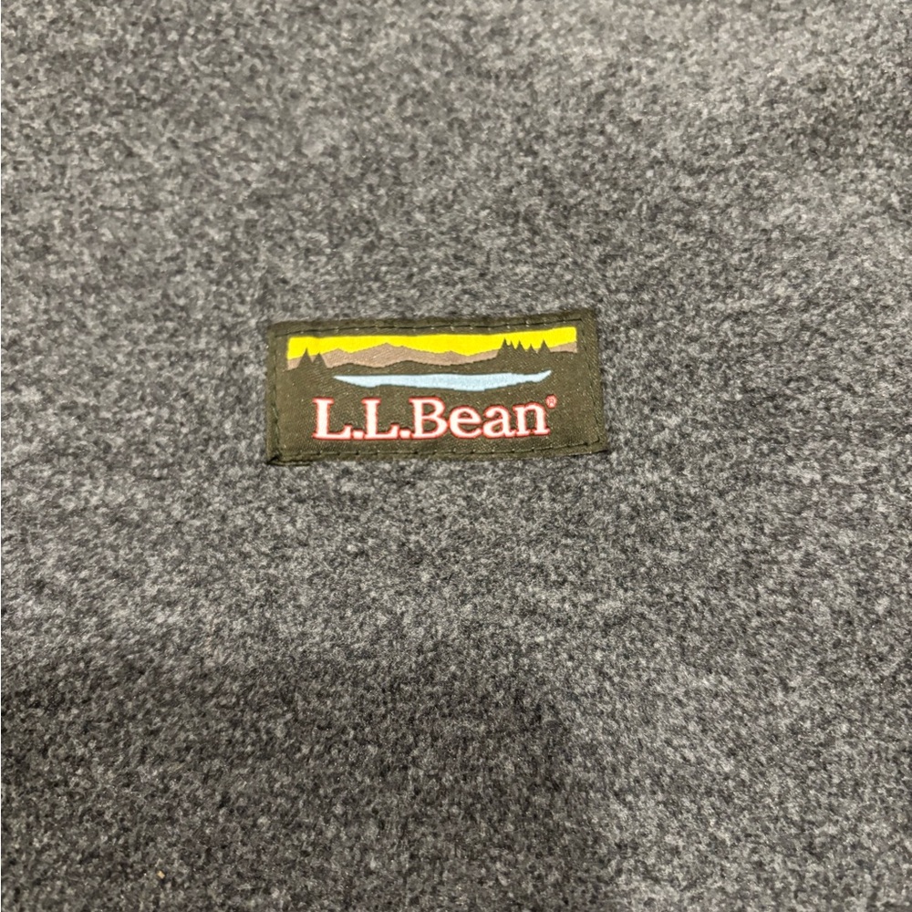 L.L. Bean Charcoal Fleece Jacket